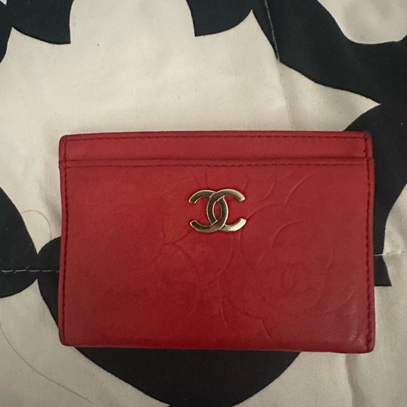 Chanel Red Card Holder - Picture 2 of 5